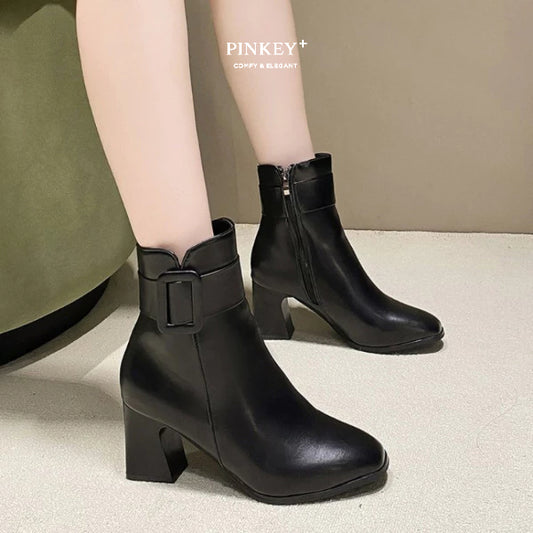 PINKEY P089 Ankle Boots Heels Elegan — Hak 7cm