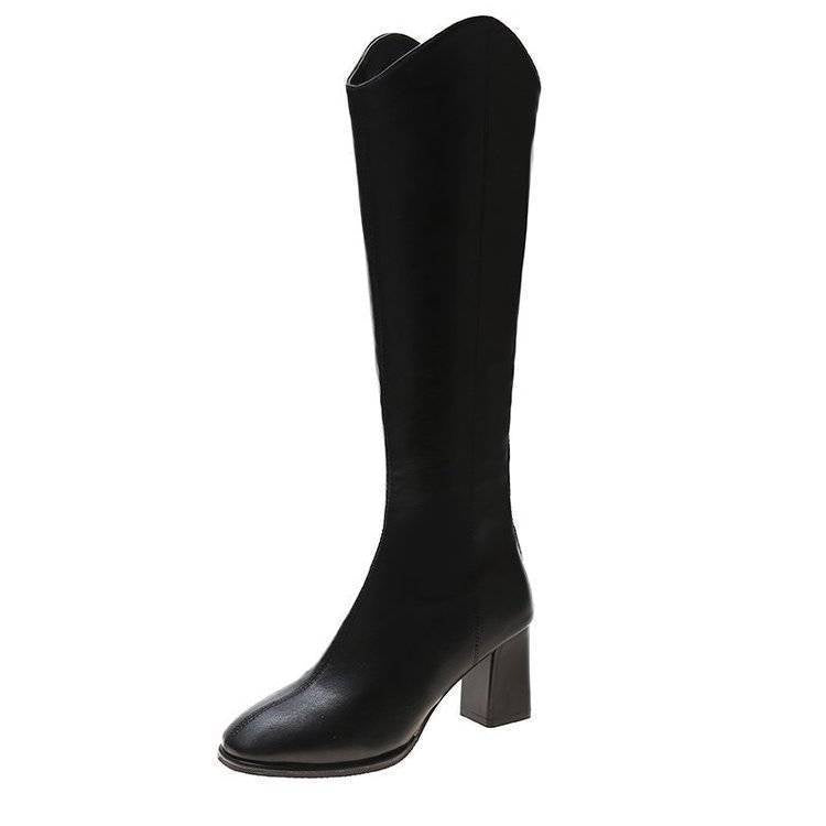 PINKEY P102 Long Boots Wanita Flat – Minimal Korea Style