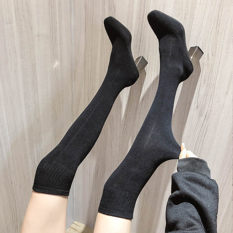 PINKEY P051 Long Boots Wanita Flat – Korea Style