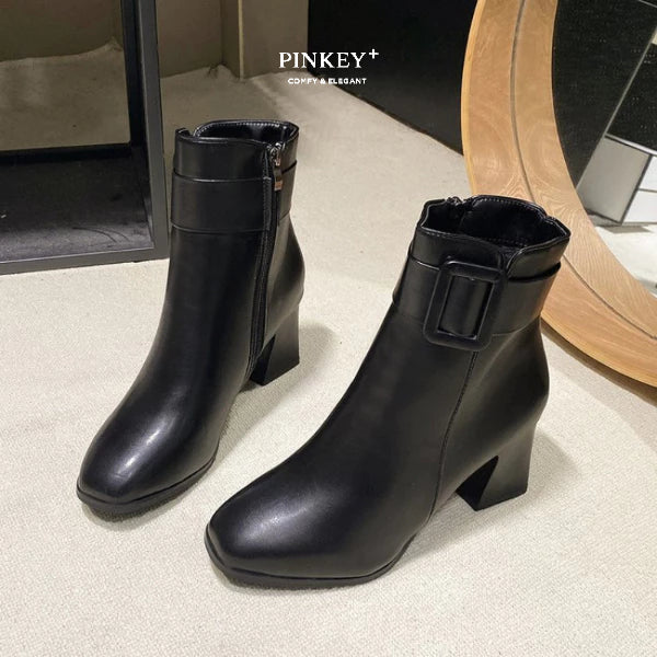 PINKEY P089 Ankle Boots Heels Elegan — Hak 7cm