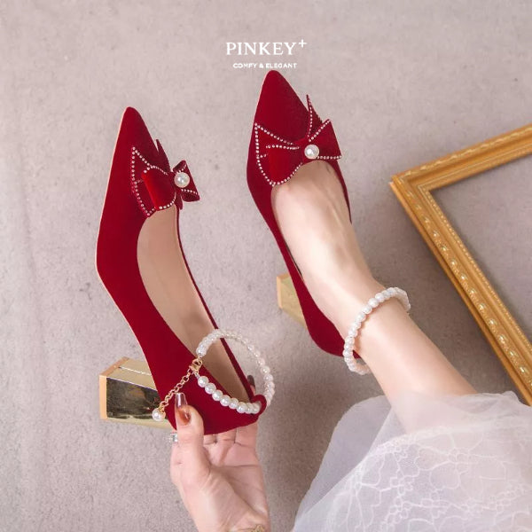 PINKEY P355 High Heels Wanita — Hak 7 6cm