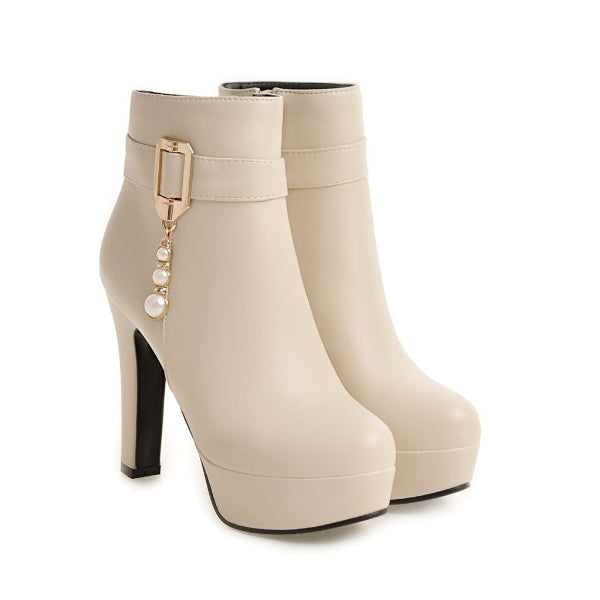 PINKEY P115 Sepatu Fashion Women Boots — Hak 11cm