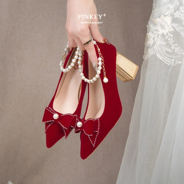 PINKEY P355 High Heels Wanita — Hak 7 6cm