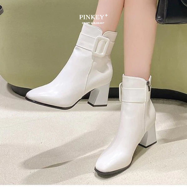 PINKEY P089 Ankle Boots Heels Elegan — Hak 7cm