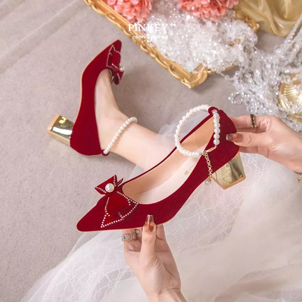 PINKEY P355 High Heels Wanita — Hak 7 6cm