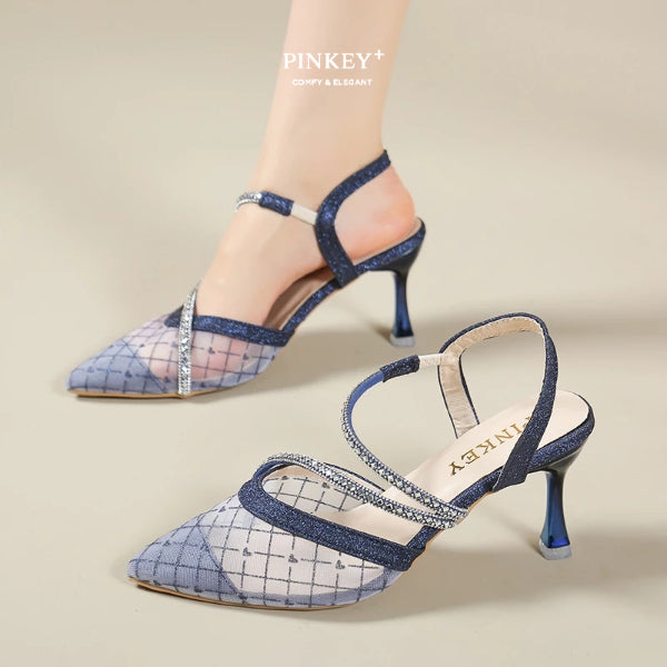 PINKEY P264 Heels Wanita — Hak Runcing 7cm