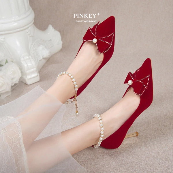 PINKEY P355 High Heels Wanita — Hak 7 6cm
