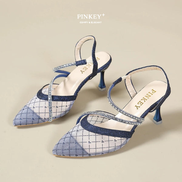 PINKEY P264 Heels Wanita — Hak Runcing 7cm
