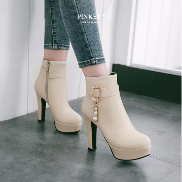 PINKEY P115 Sepatu Fashion Women Boots — Hak 11cm