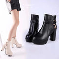 PINKEY P078 Fashion Women Boots — Hak 11cm