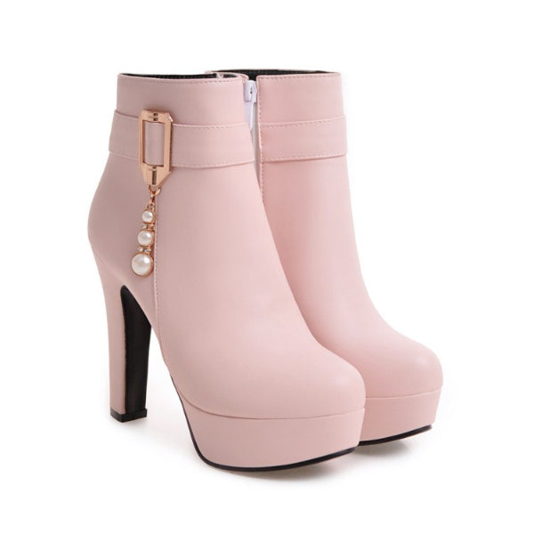 PINKEY P115 Sepatu Fashion Women Boots — Hak 11cm