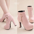 PINKEY P115 Sepatu Fashion Women Boots — Hak 11cm