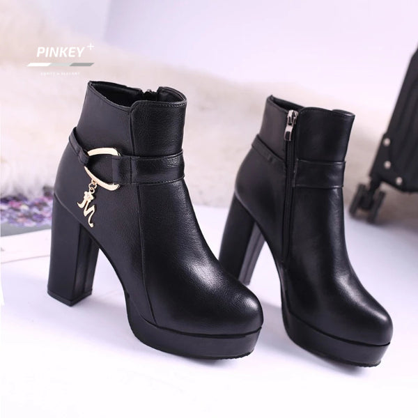 PINKEY P078 Fashion Women Boots — Hak 11cm