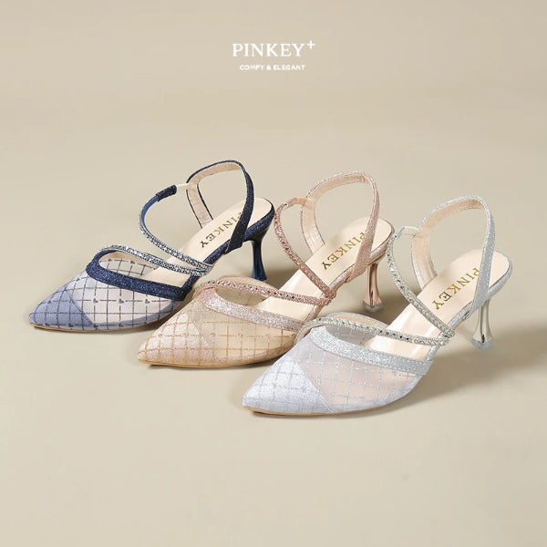 PINKEY P264 Heels Wanita — Hak Runcing 7cm