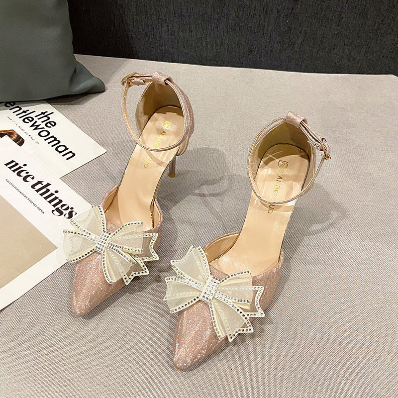 PINKEY P252 Pointed Toe Heels Wanita – Stiletto 7cm Elegant