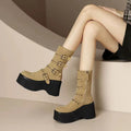 PINKEY P298 Boots Wanita Hitam – Fashion Basic Daily