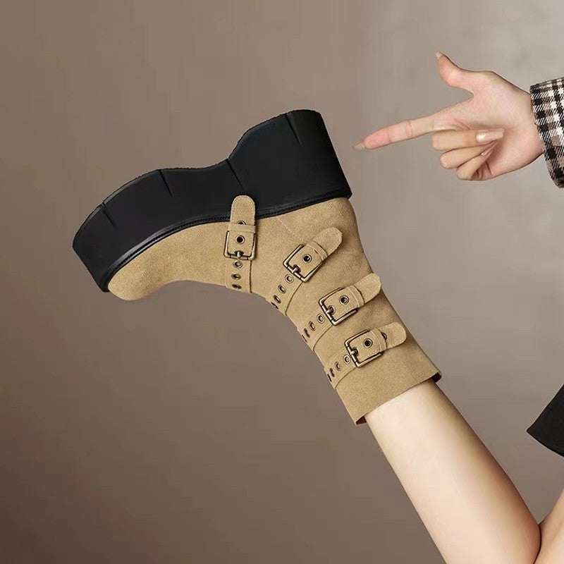 PINKEY P298 Boots Wanita Hitam – Fashion Basic Daily