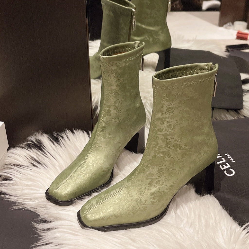 PINKEY P370 Boots Wanita Flat – Fashion Casual Warna Trend