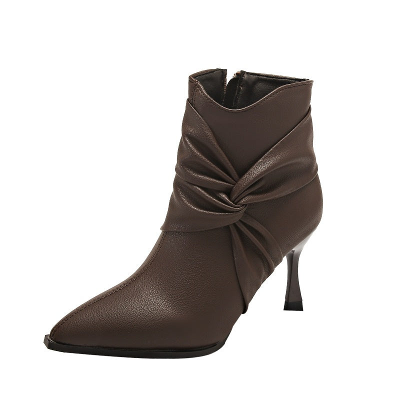 PINKEY P380 Sepatu Boots Tinggi — Hak 6cm