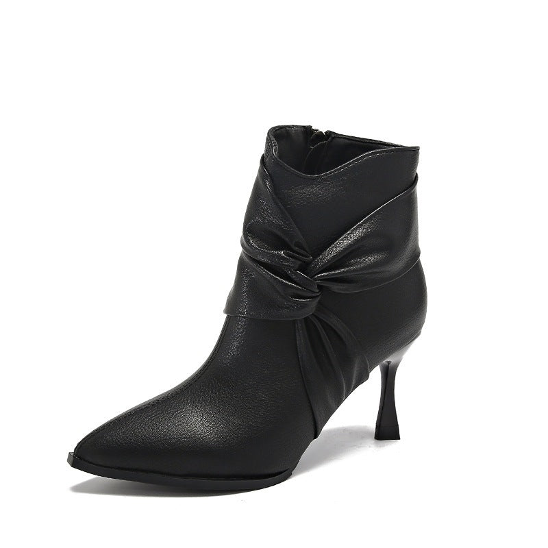 PINKEY P380 Sepatu Boots Tinggi — Hak 6cm