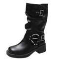 PINKEY P427 Mid Calf Boots — Heels 5cm