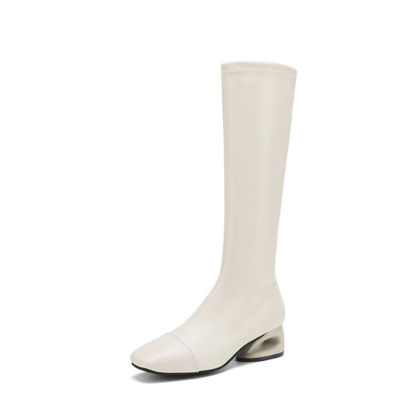 PINKEY P414 Long Boots Wanita – Cap Toe Elegan & Modern
