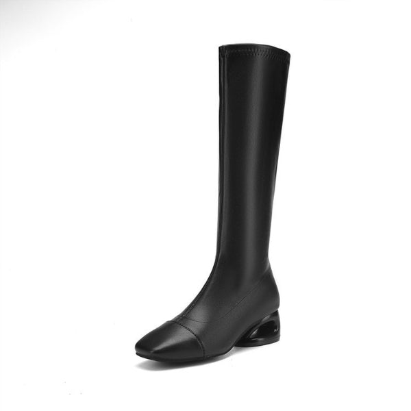 PINKEY P414 Long Boots Wanita – Cap Toe Elegan & Modern