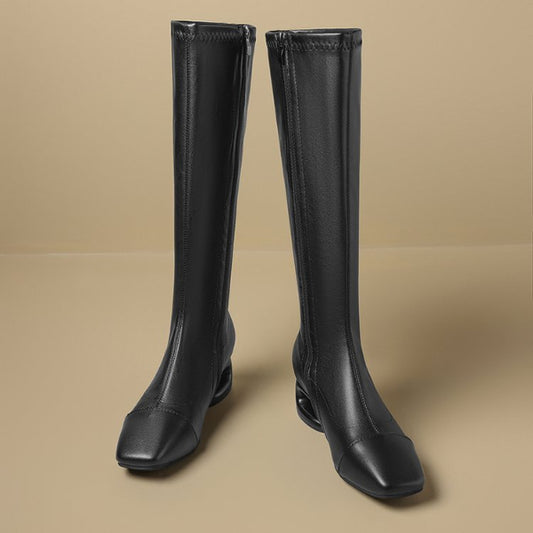 PINKEY P414 Long Boots Wanita – Cap Toe Elegan & Modern