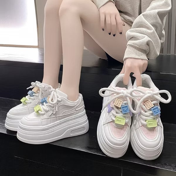 PINKEY P303 Sneakers Boots Wanita – High Top Platform