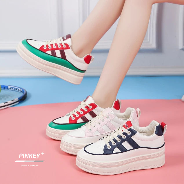 PINKEY P342 Sneakers Wanita Casual – Sport Shoes Pink