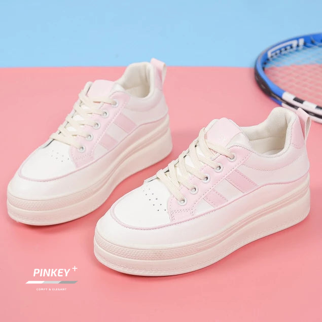 PINKEY P342 Sneakers Wanita Casual – Sport Shoes Pink