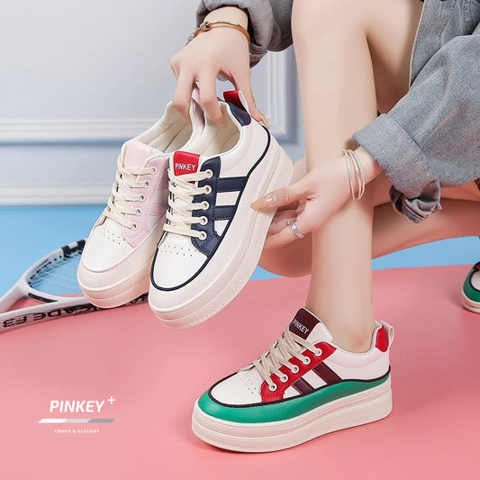PINKEY P342 Sneakers Wanita Casual – Sport Shoes Pink